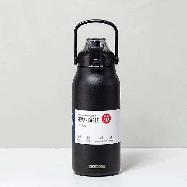 Tumbler Thermo Bottle Large Capacity With Straw Stainless Steel Vacuum Flask Gym