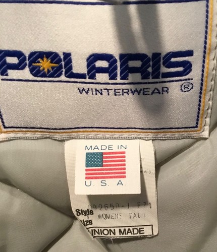 Polaris Women’s Winter Ski Snowmobile Moto Jacket Gray/Black/Polaris Blue Size L - Picture 8 of 8