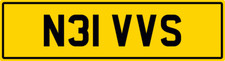 NEVS NEV NEVILLE NEVITT NEVIL NEVAL NEVARD NV N REG PREFIX NUMBER PLATE N31 VVS