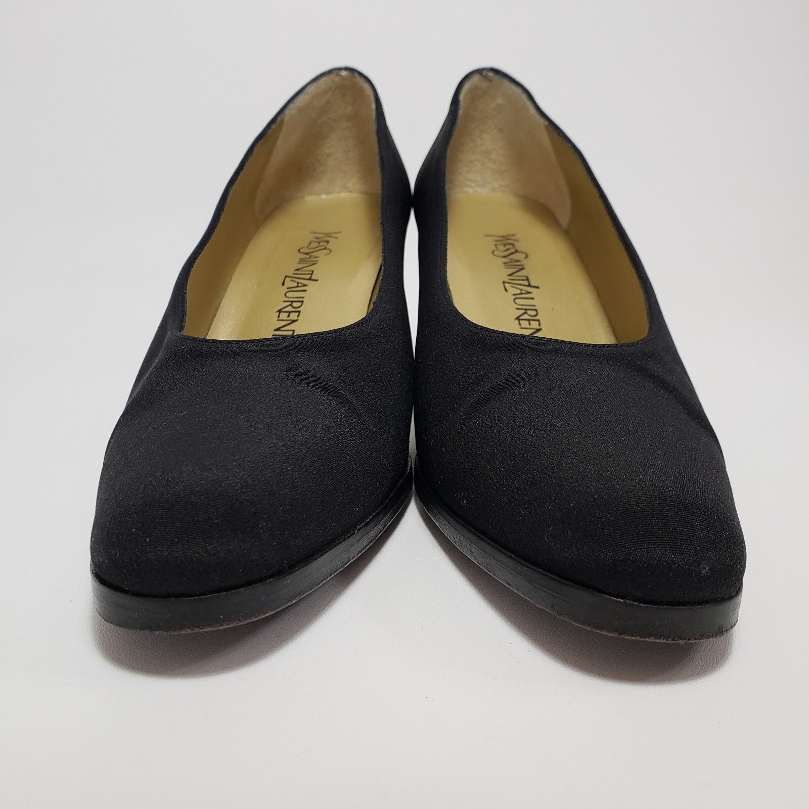 Scarpe decolte sintetiche nere da donna Yves Saint Laurent taglia 7M