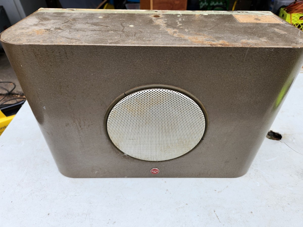Vintage RCA Speaker Box Model MI-9590 Speaker Model MI-12454A | eBay
