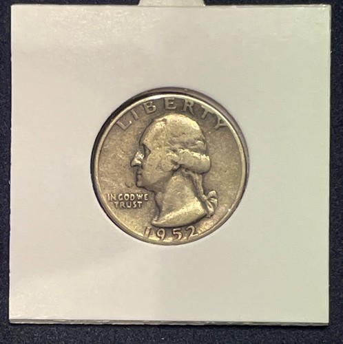 USA 1/4$ 1952 Washington Silver Quarter KM#164 Philadelphia .900Ag aVF- B1513 - Picture 8 of 8