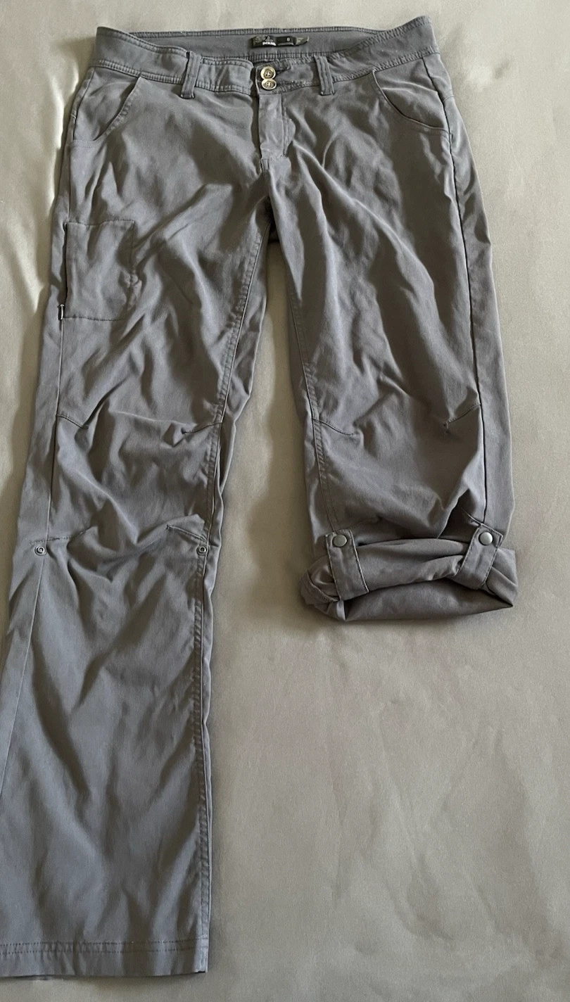 prana hiking outdoor climbing roll up stretch pants