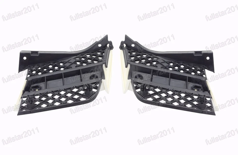 Par de grelha de radiador superior para-choque dianteiro para Mitsubishi Outlander 2003-2006 - Imagem 2 de 3