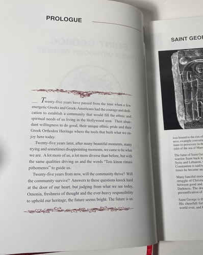 SAINT GEORGE GREEK ORTHODOX CHURCH HOLLYWOOD FLORIDA 25TH ANNIVERSARY BOOK 1998 - Picture 12 of 20