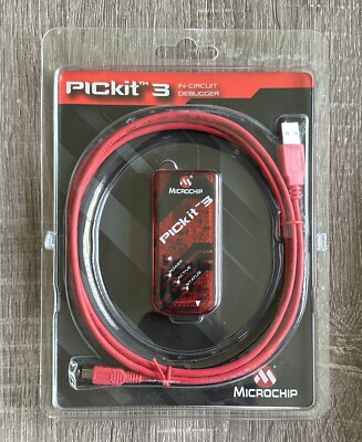 PICkit3 Programmer Microchip MPLAB PICkit 3 PIC In-Circuit Debugger genuine USA