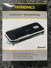 Patrionics Bluetooth Speakerphone Solar Powered Energy Efficient Ultra Slim