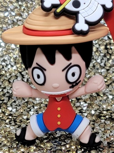 One Piece Luffy 3D Keyring Keychain With Wristband Anime - Picture 7 of 7