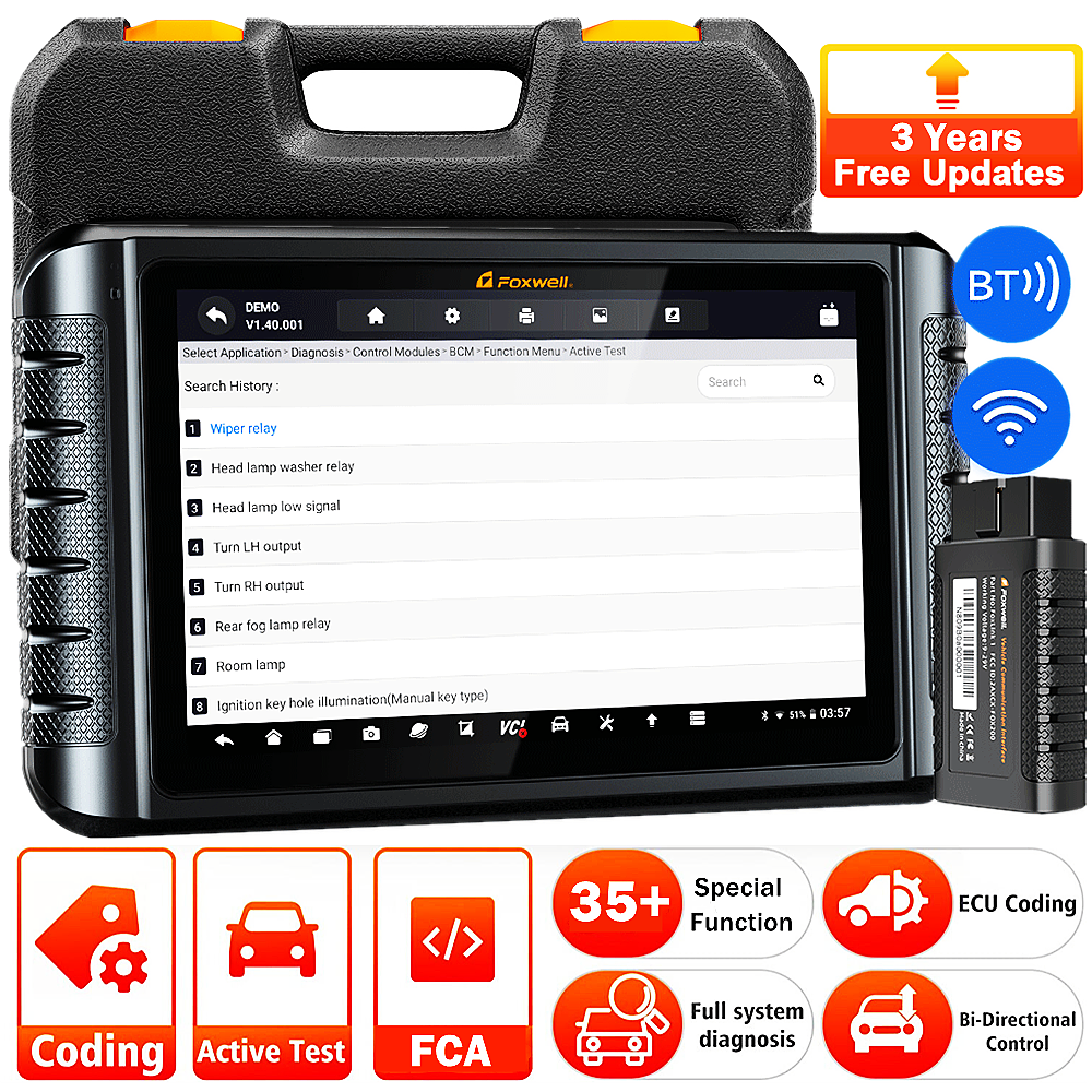ナオ　バーゲンセール‼️ FOXWELL NT1009 Car Scanner Bidirectional OBD2 Diagnostic Tool ECU