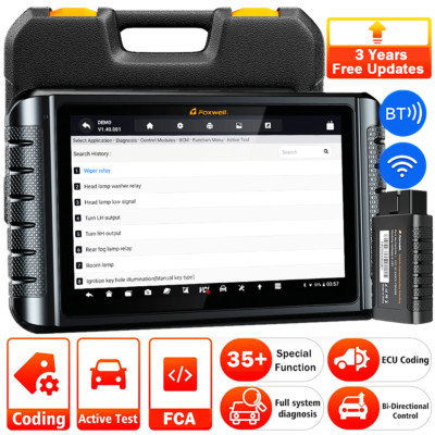 FOXWELL NT1009 Car Scanner Bidirectional OBD2 Diagnostic Tool ECU Coding CAN-FD 