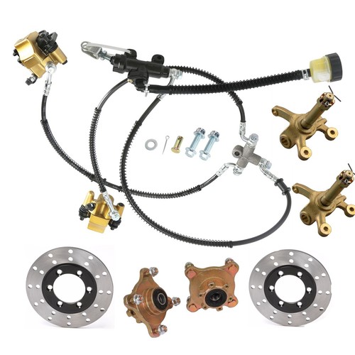 Go Kart Steering Spindle Wheel Hub Kit DIY Go-Kart/ATV Front