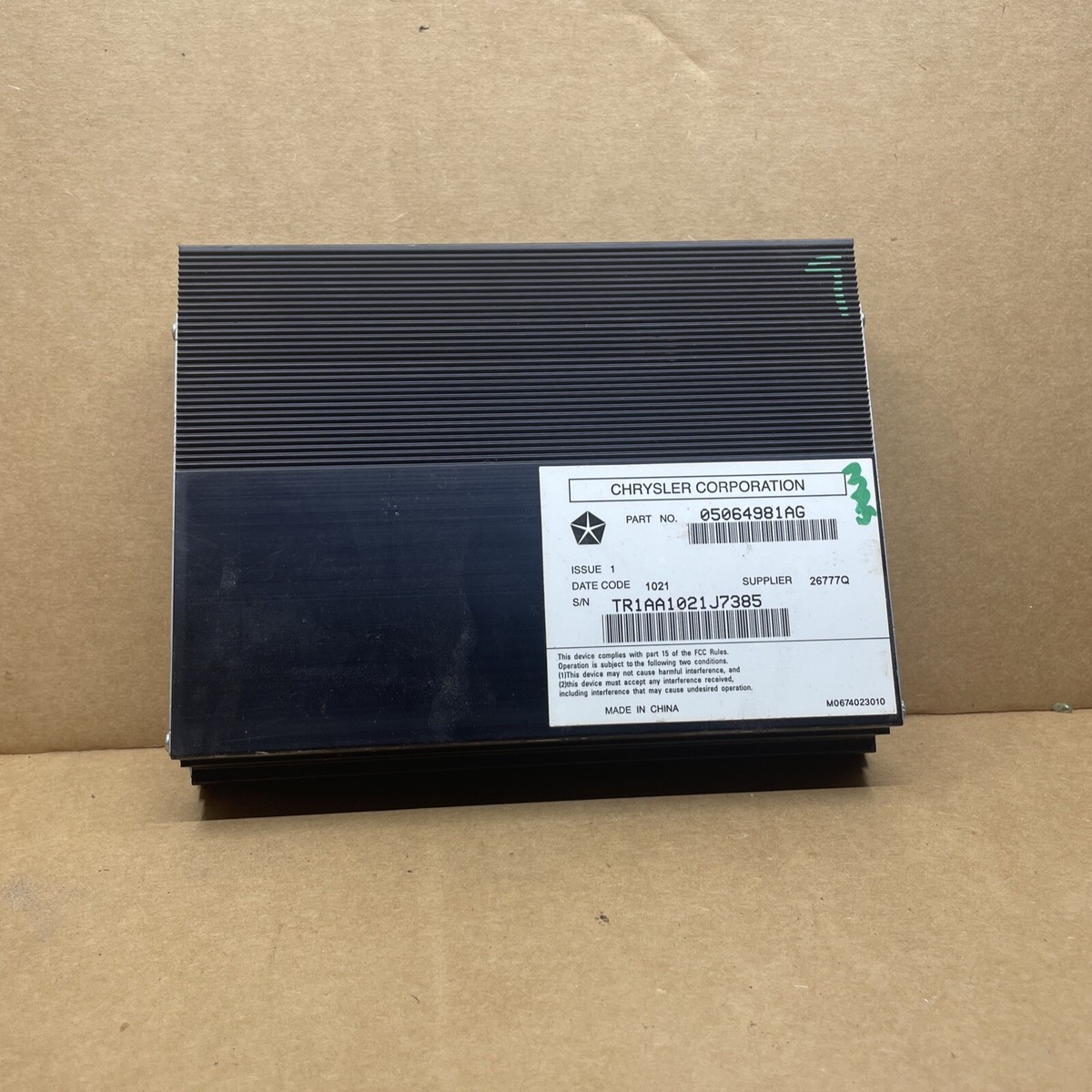 11 - 2020 DODGE CHARGER 300 JOURNEY Audio Amplifier AMP OEM  