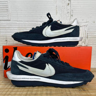 Nike LD Waffle SF sacai Fragment Blue Void Size 14 Pre-owned