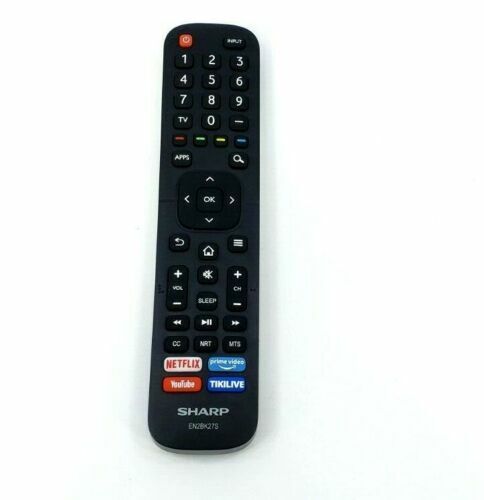 New OEM Remote Control EN2BK27S For Sharp TV w/ Netflix Youtube Tikilive key - Picture 1 of 4