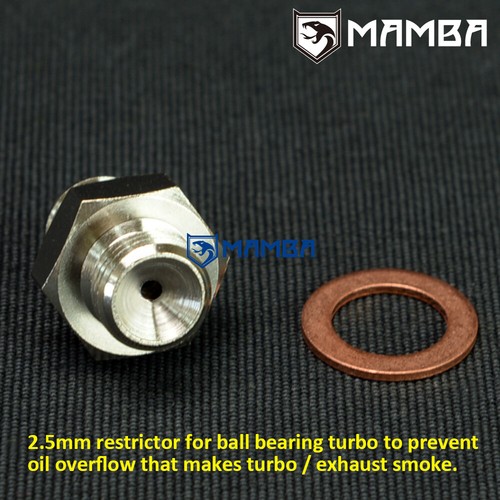MAMBA Turbo Oil Feed Adapter Fitting Kit For NISSAN RB26DETT SKYLINE