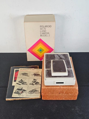 Vintage Polaroid SX-70 Land Camera Model 2 - Ivory UNTESTED