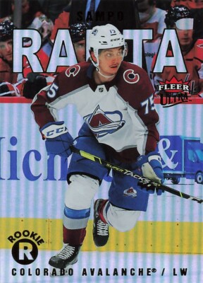 2021-22 Upper Deck Fleer Ultra RAINBOW FOIL ROOKIE RC Sampo Ranta  #213  SP