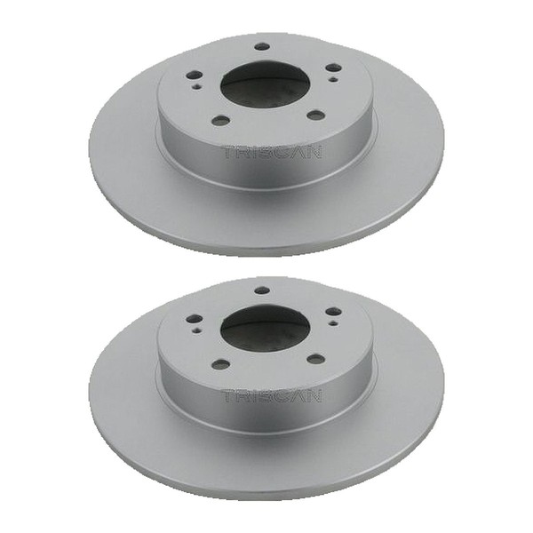 2 Bremsscheiben Voll Ø 278 Mm Triscan Passend FüR U.A. Nissan Maxima-image