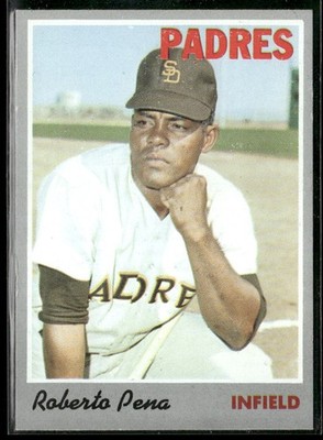 1970 Topps #44 Roberto Pena UER: Born 1940, should be 1937; 1B