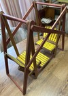 Rare Vintage Strombecker ?  Doll Wooden Glider Swing Big 1940’s — photo 4