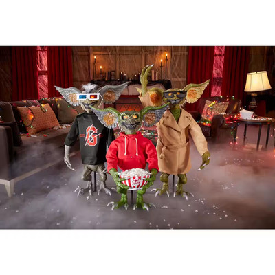 Animated LED Gremlins 3-Piece NEW