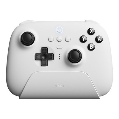 8BitDo Ultimate Bluetooth Wireless Controller for Switch, PC with Case - White