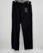 Prada Radzmiere Legger Pants 100% Silk Black EU 46 (32x33) New With Tags