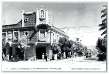 Foto postal c1940 Avenida Independencia Tehuacán Puebla México RPPC