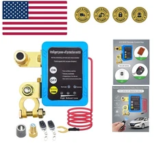 12V 240A Remote Battery Disconnect Switch, Car Battery Kill Switch Match 433H...