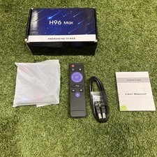 H96 Max Android 9.0 11.0 Smart TV Box Quad Core 4K HD WiFi Media Player