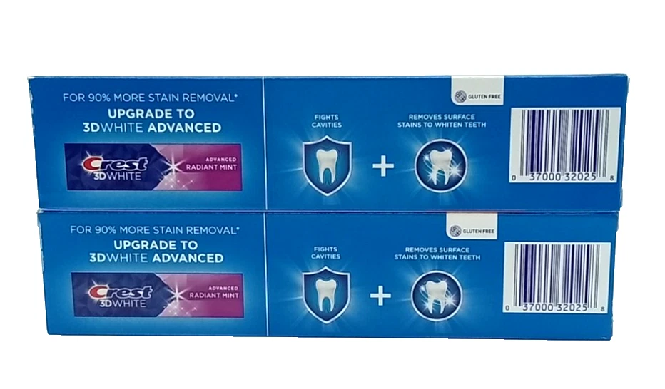 2x crest zahncr. bakingsoda & peroxide 232g Whitening, ges.464g - Bild 2 von 3