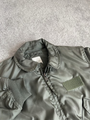 Vintage USAF Mens XL Flyers CWU 45P Flight Jacket Military Air Force Isratex - Picture 1 of 12