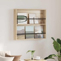 Magazinregal Sonoma-Eiche 80 X 12 X 70 Cm Holzwerkstoff