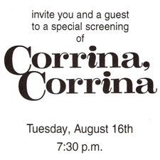 1994 Corrina, Corrina Screening Ticket Ray Liotta Whoopi Goldberg Tina Majorino