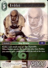 Reddas - 2-072C 2-072C Common Deck Exclusive Cards Final Fantasy Near Mint