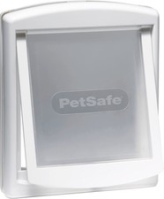 PetSafe Staywell Dog Flap – 2-Way Entry Exit with Closure Panel (White)- Large