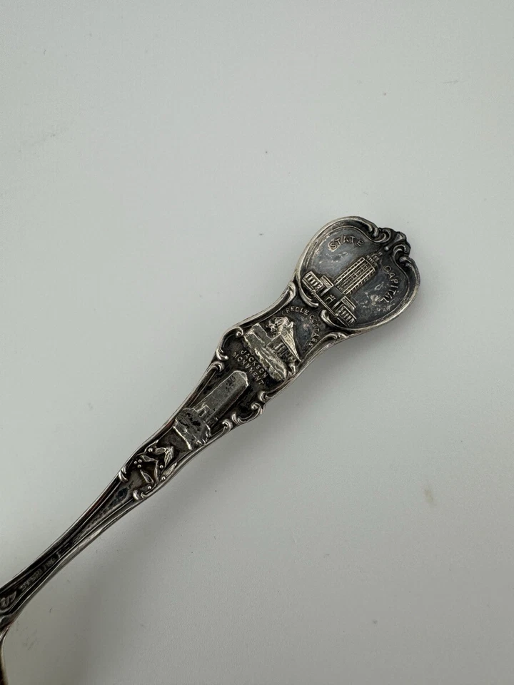 纯银复古收藏品勺子史里夫波特路易斯安那装饰设计 — 第 3/4 张图片