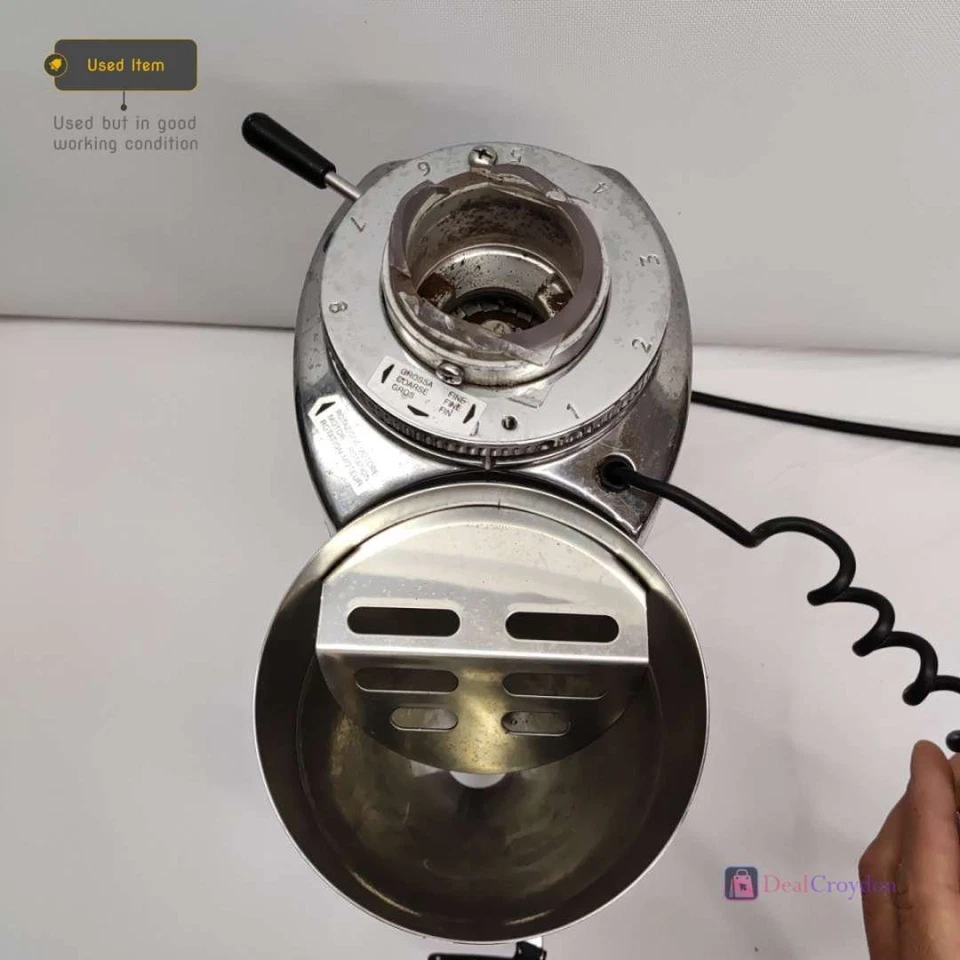 MOLINILLO DE CAFÉ MAZZER LUIGI MINI ELECTRÓNICO A 141586 SIN CONTENEDOR DE GRANOS Foto 3 de 4