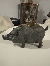 Very Rare (1920’/30’s) Antique Dunhill Iron Cast Cigarette&Match Holder Humidor