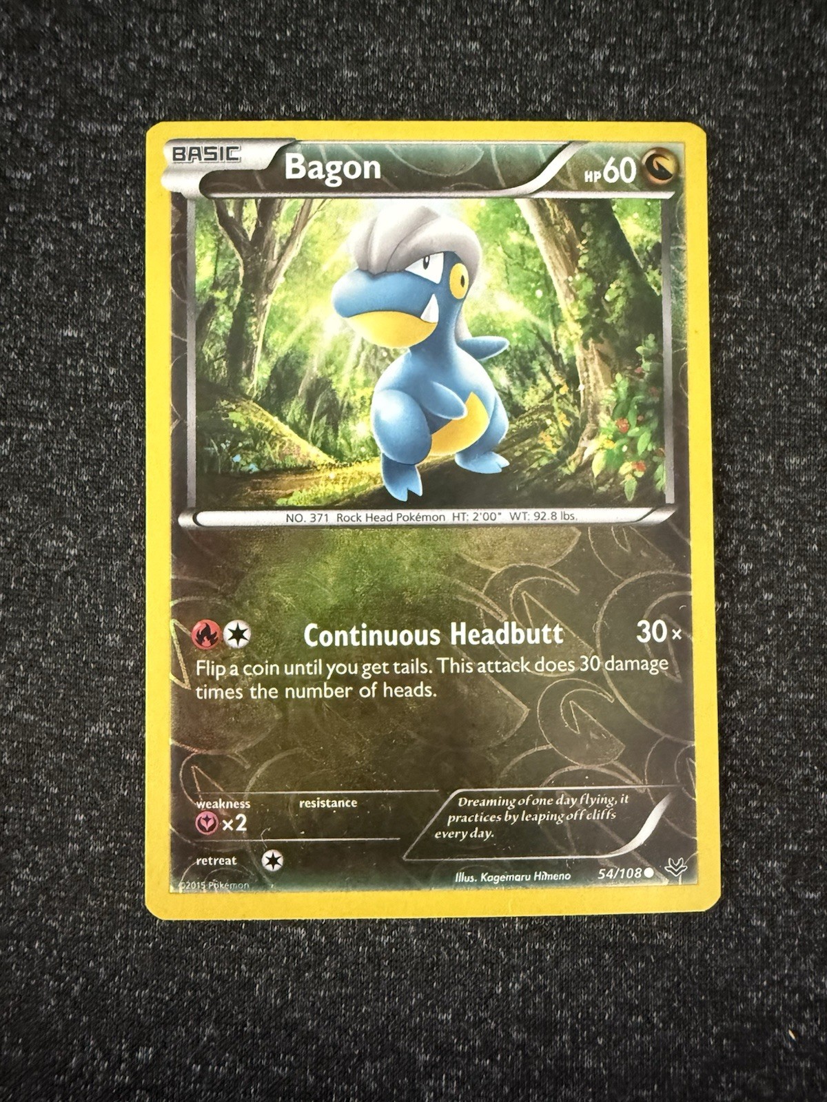 Bagon 54/108- Roaring Skies- Reverse Holo Common- NM/M