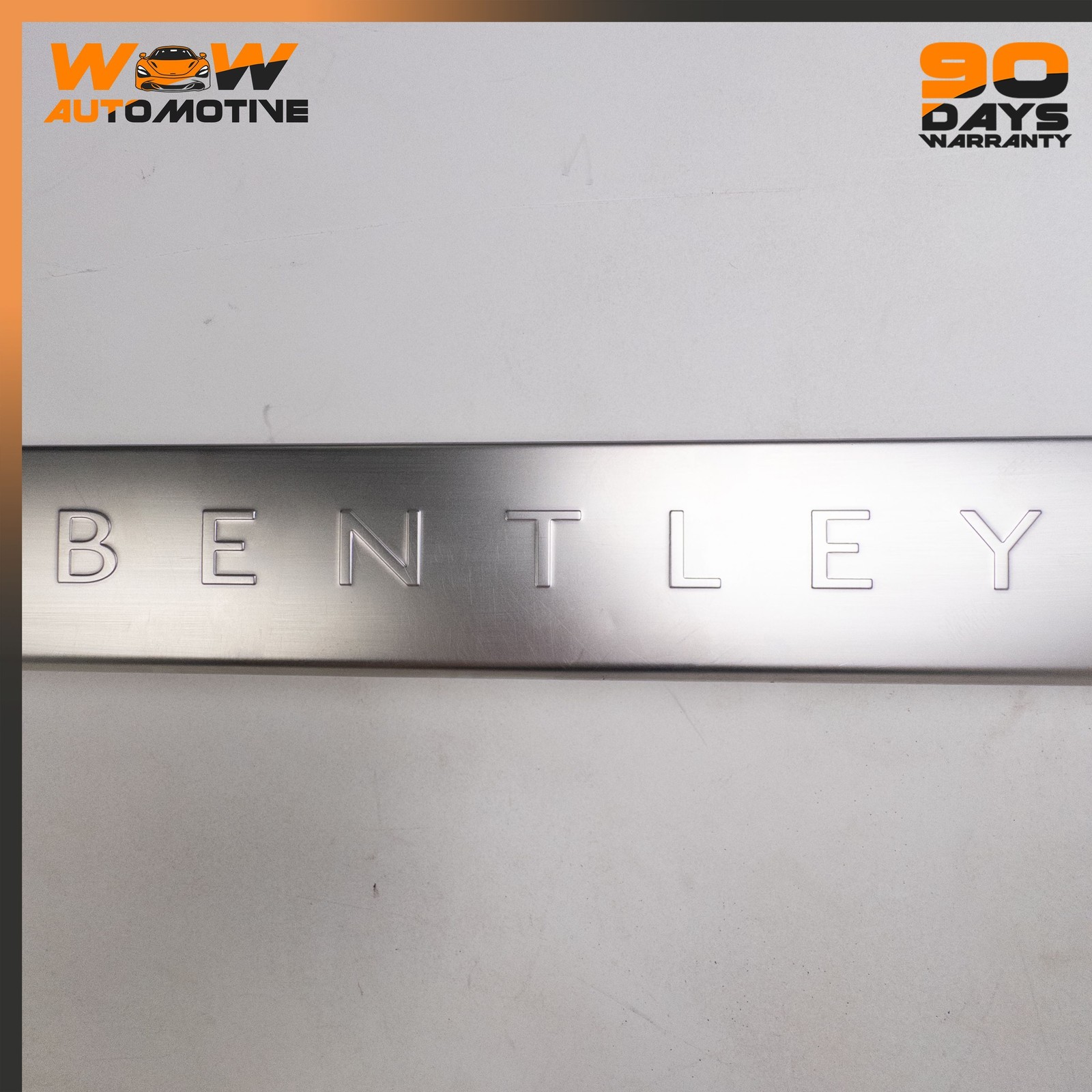 07-11 BENTLEY CONTINENTAL GTC LOWER LEFT OUTER DOOR SILL TRIM STRIP OEM