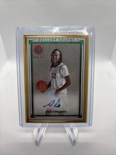Ayo Dosunmu RARE Gallery Graphics Auto Green  /10!