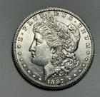1887 S MORGAN DOLLAR AU