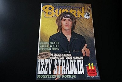 BURRN! Magazine Nov 1992 Izzy Stradlin AC/DC Widowmaker Great White