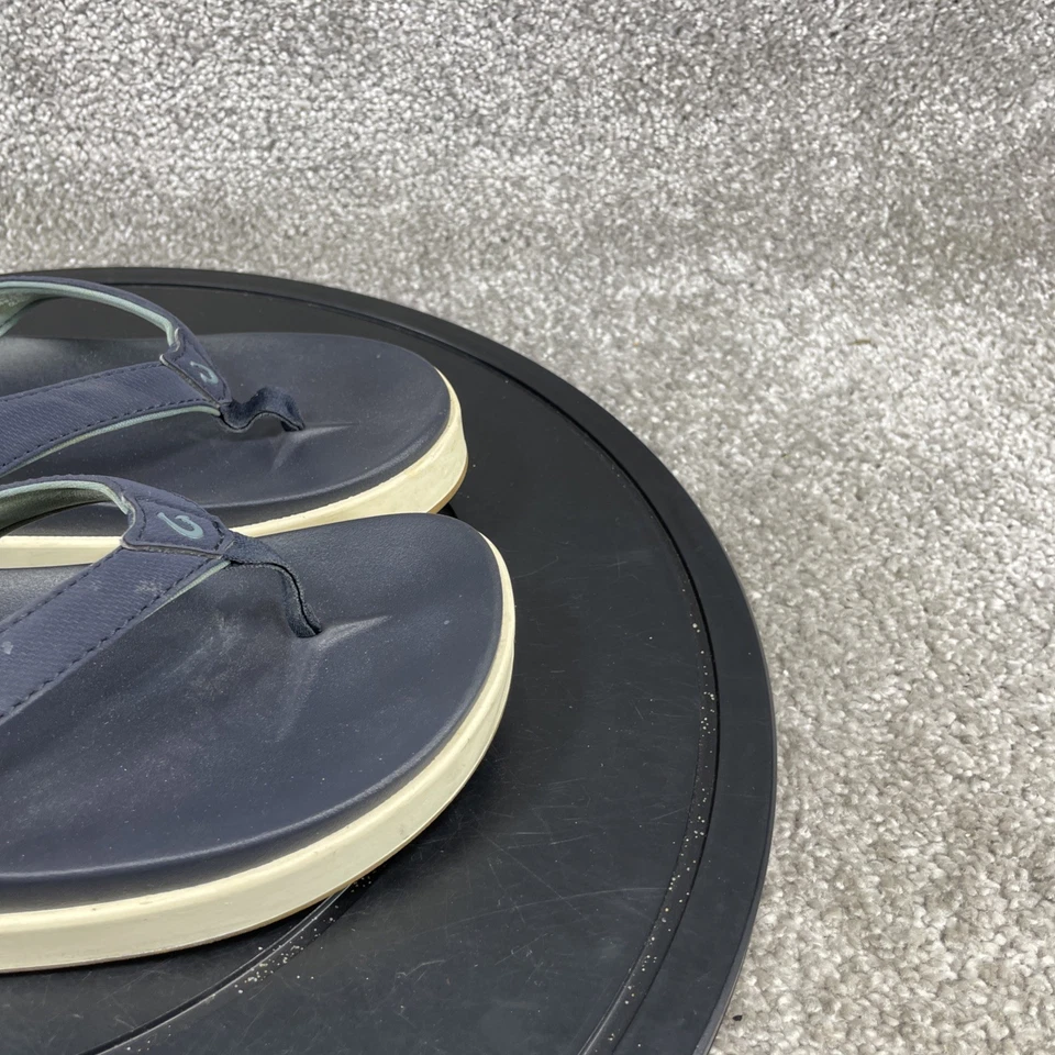 Sandalias Oakley para mujer talla 7 Nu'a Pi'o chanclas azul marino informales sin cordones tanga Foto 2 de 4