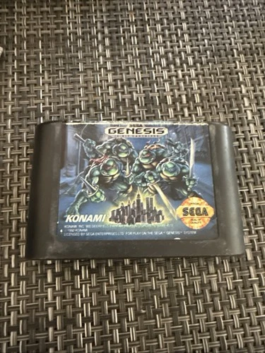 Teenage Mutant Ninja Turtles The Hyperstone Heist Sega Genesis 1992 Tested Works