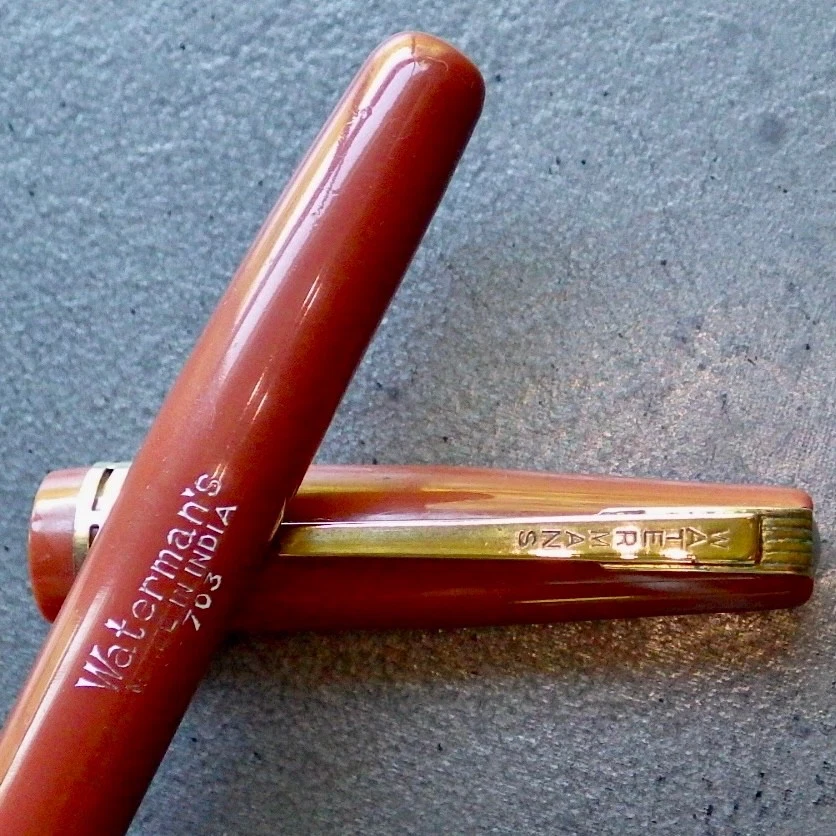 Обслуживаемая перьевая ручка G2U WATERMAN 703 TaupeGTEyedropperWATERMAN Gold Flex M новая в коробке - Изображение 3 из 4