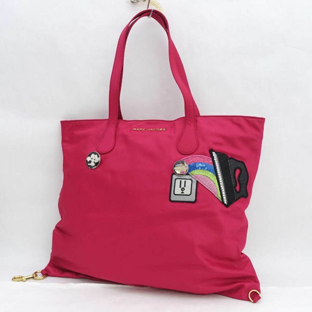 Marc Jacobs Tote Bag Wingman Patchwork Nylon Red … - image 1