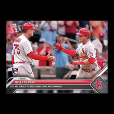 Nolan Gorman - 2023 MLB Topps Now Card 109 - Print Run: 904 St. Louis Cardinals