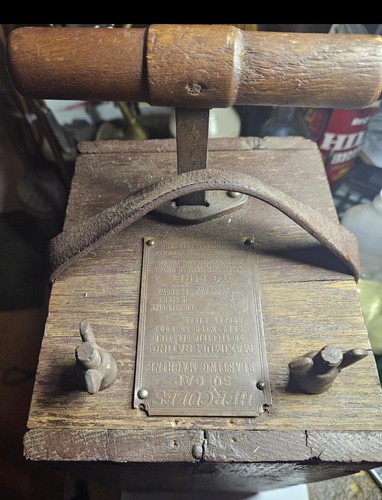 Antique Hercules Blasting Machine 50 Cap Dynamite TNT Mining Detonator ...